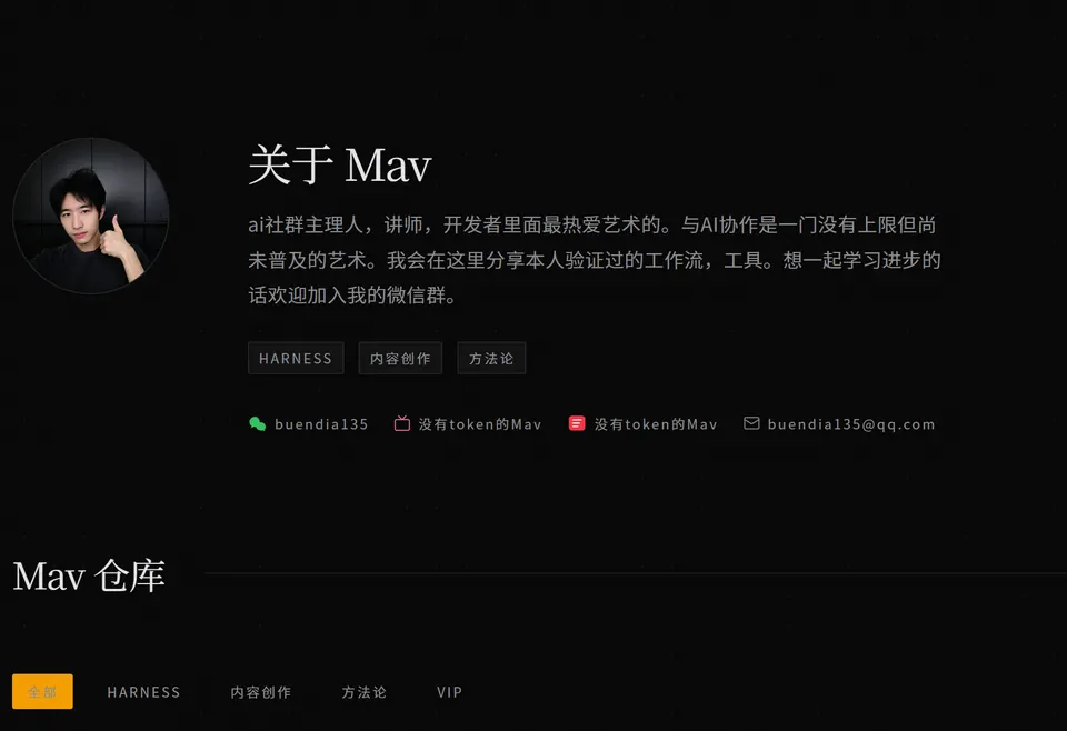 Mav AI Repo 截图